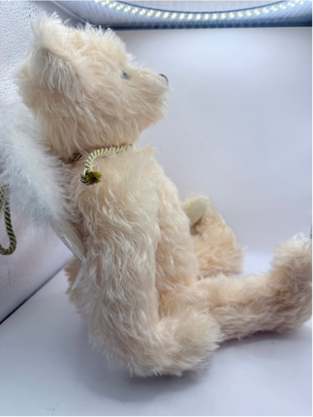 Large Angel Teddy Bear Mohair 18”+ Stuffed Animal - Picture 4 of 14